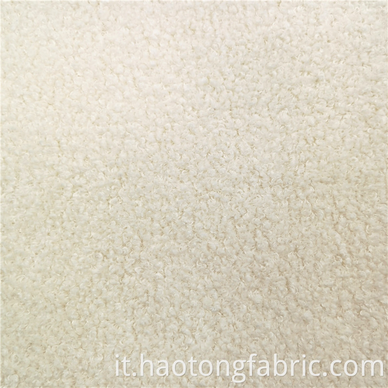 White Mohair Knitted Coat Fabrics